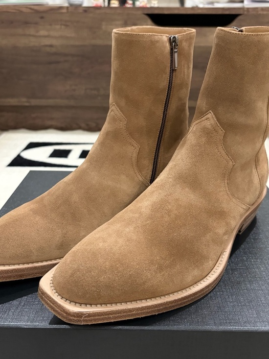 Stuart Weitzman Augustine Nubuck / Suede Leather Boot Chestnut / Tan main image 6